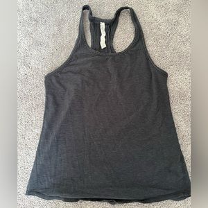 Lululemon cotton tank top grey size 6